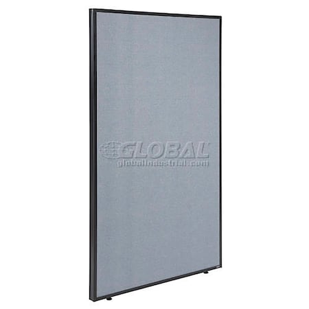 Global Industrial 36-1/4W x 60H Office Partition Panel, Blue 238635BL